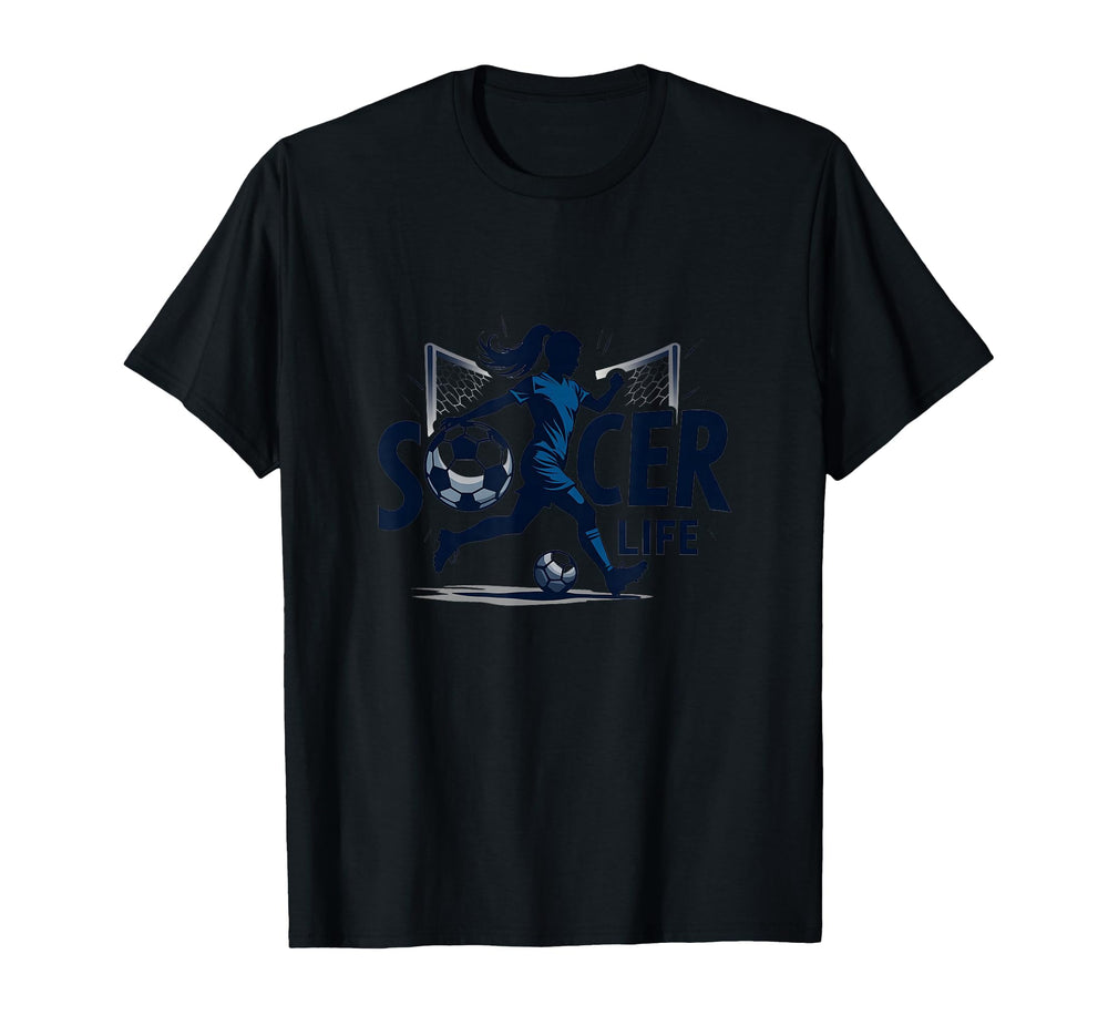 Soccer Is Life Womens Passion T-Shirt - Streetwear Style for Adults