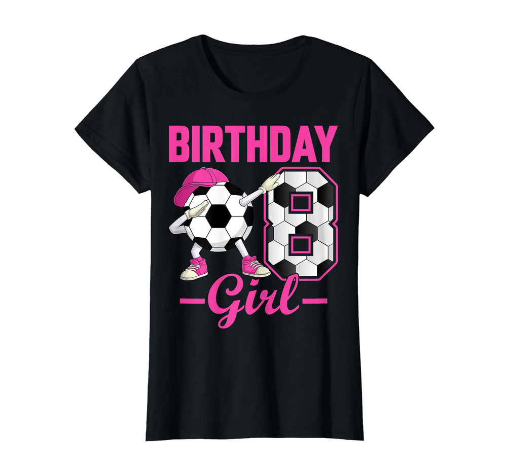 Birthday Dabbing Soccer 8 Years Old 8Th T-Shirt - Unique Graphic Men Women