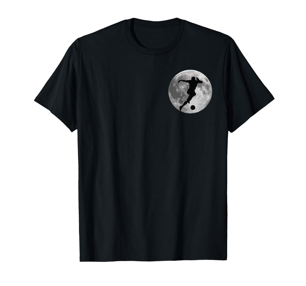 Soccer Player Players Coach Fan Child Moon T-Shirt - Graphic Print Unisex