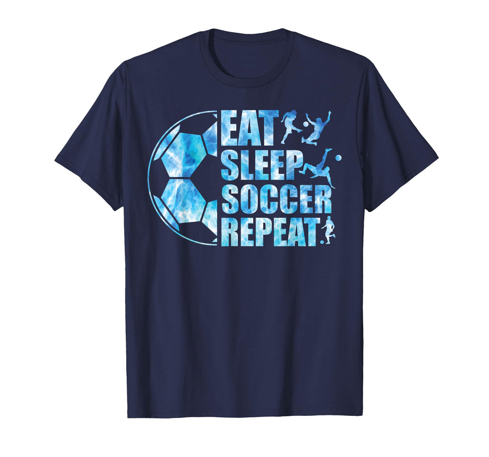 Soccer Eat Sleep Soccer Repeat T-Shirt - Streetwear Style for Adults