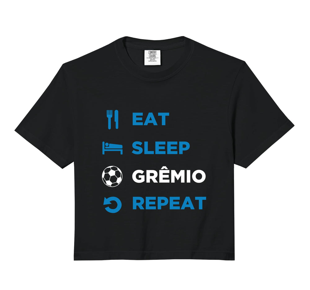 Eat Sleep Gremio Repeat Gremio Comfort T-Shirt - Graphic Print for Adults