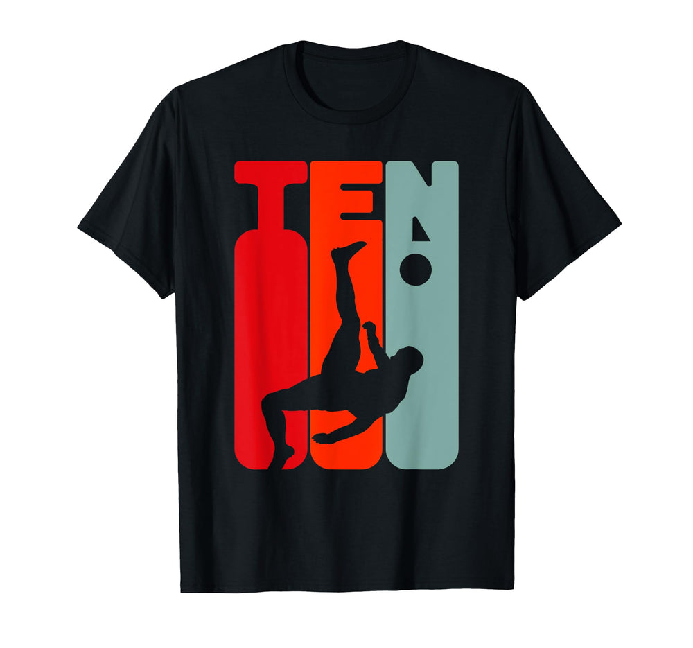 10Th Birthday Soccer Player 10 Years Old T-Shirt - Unique Graphic Men Women