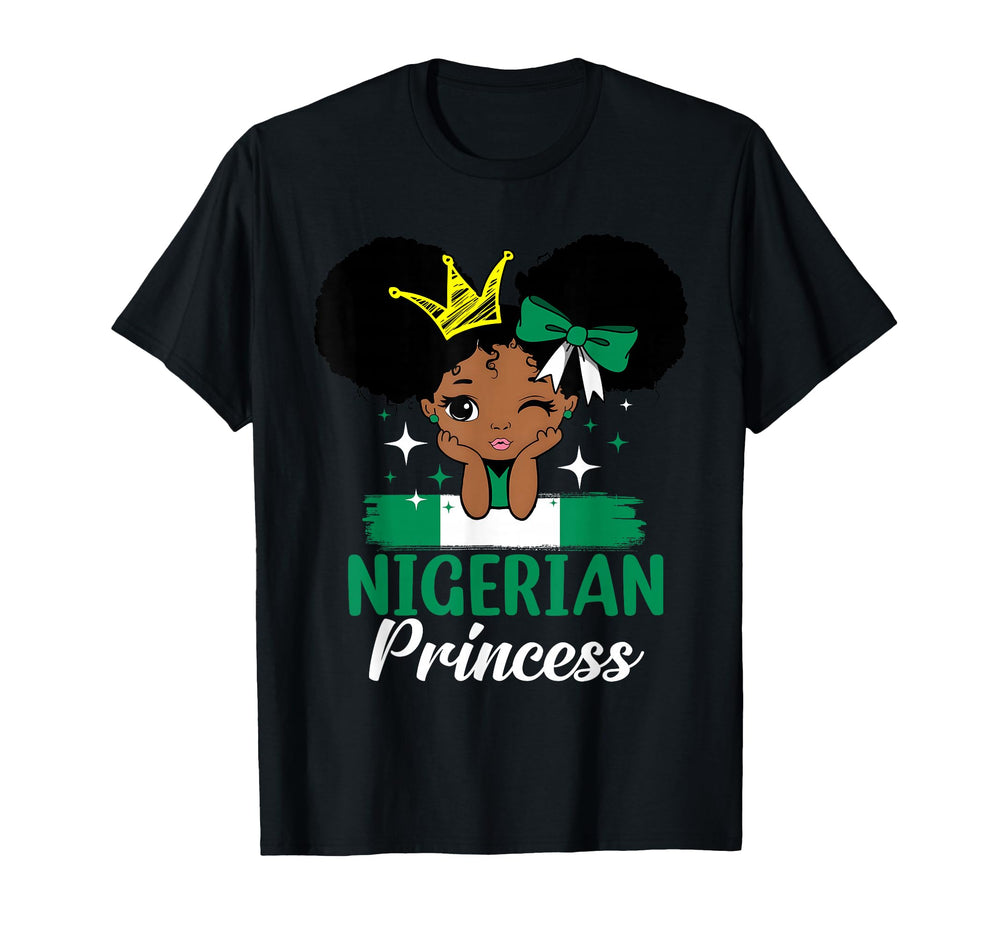 Nigerian Princess Nigeria Melanin T-Shirt - Streetwear Style Unisex