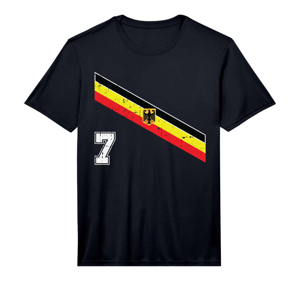 German Soccer Number 7 Deutschland T-Shirt - Novelty Apparel Unisex