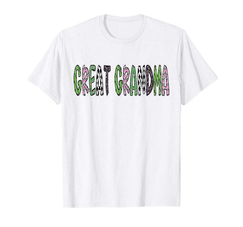 Soccer Great Grandma Funny Soccer T-Shirt - Trendy Graphic for Adults