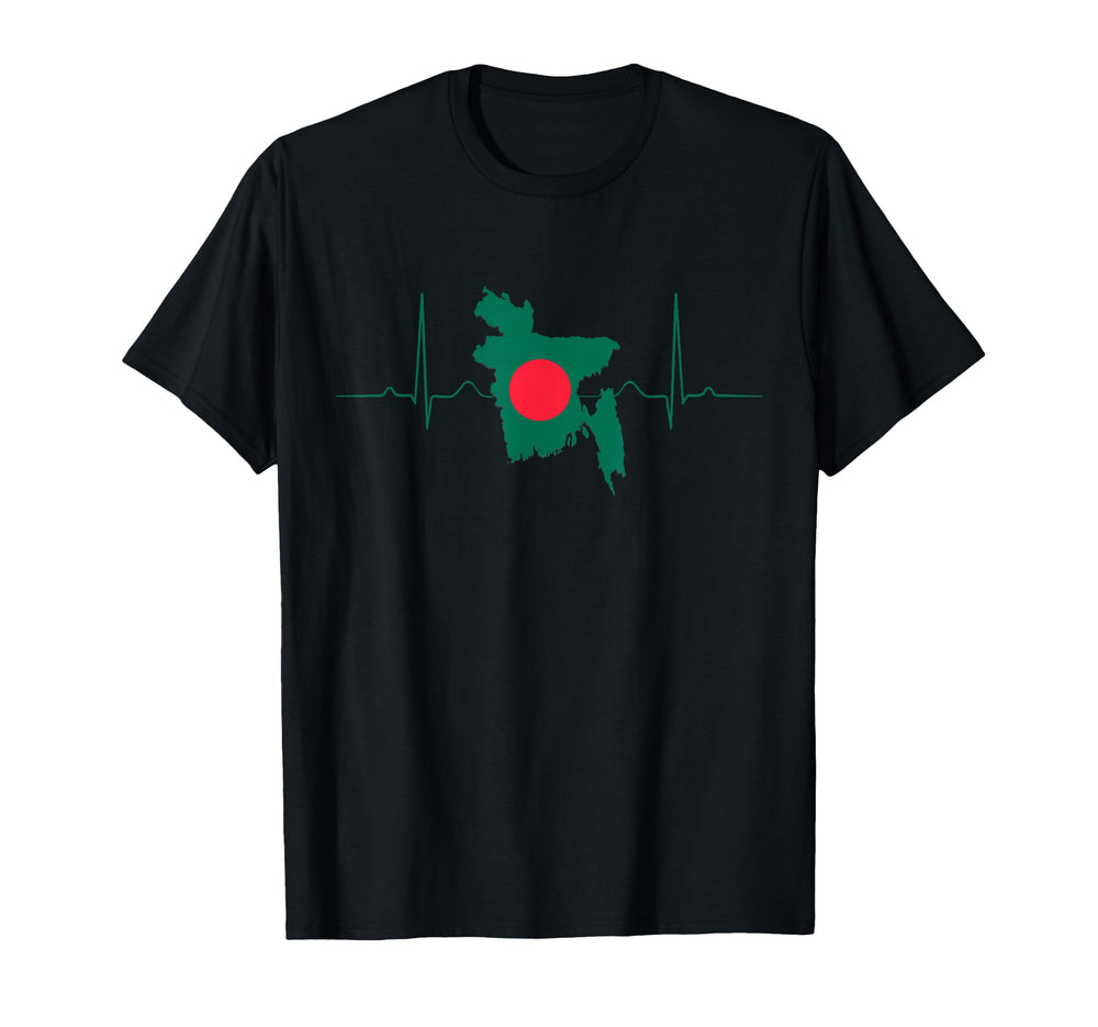 Bangladesh Heart Bangladeshi T-Shirt - Casual Everyday Wear Unisex
