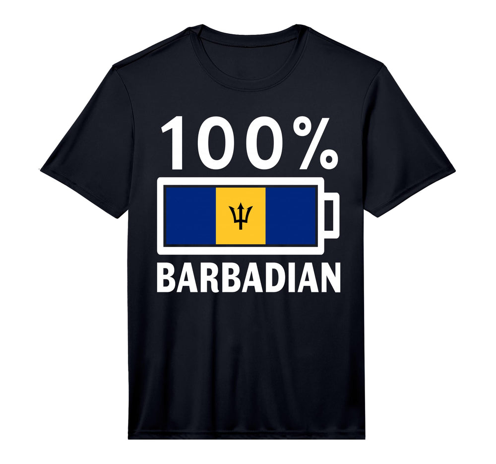 Barbados Flag 100 Barbadian Battery T-Shirt - Streetwear Style Men Women