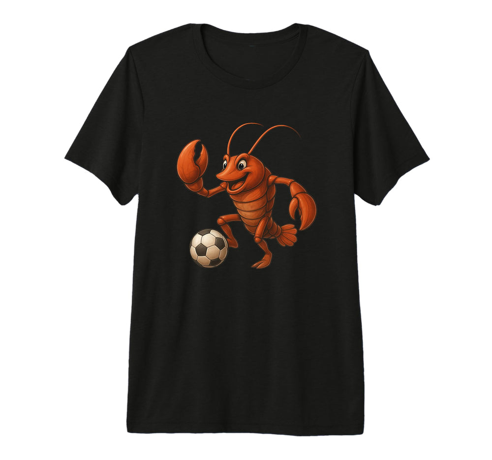 Lobster Soccer Player Fun Football T-Shirt - Aesthetic Graphic Men Women