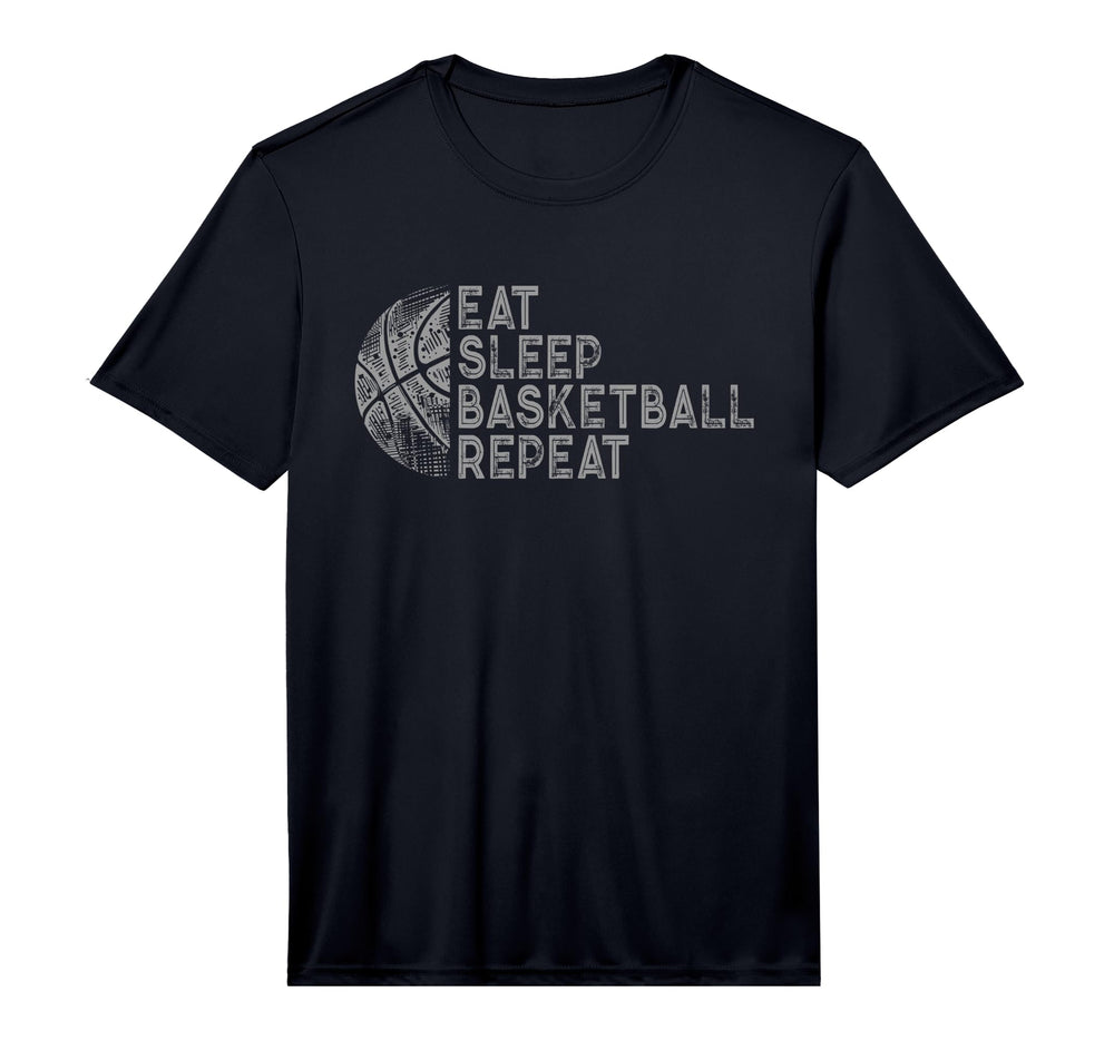 Eat Sleep Basketball Repeat Player T-Shirt - Unique Graphic Men Women