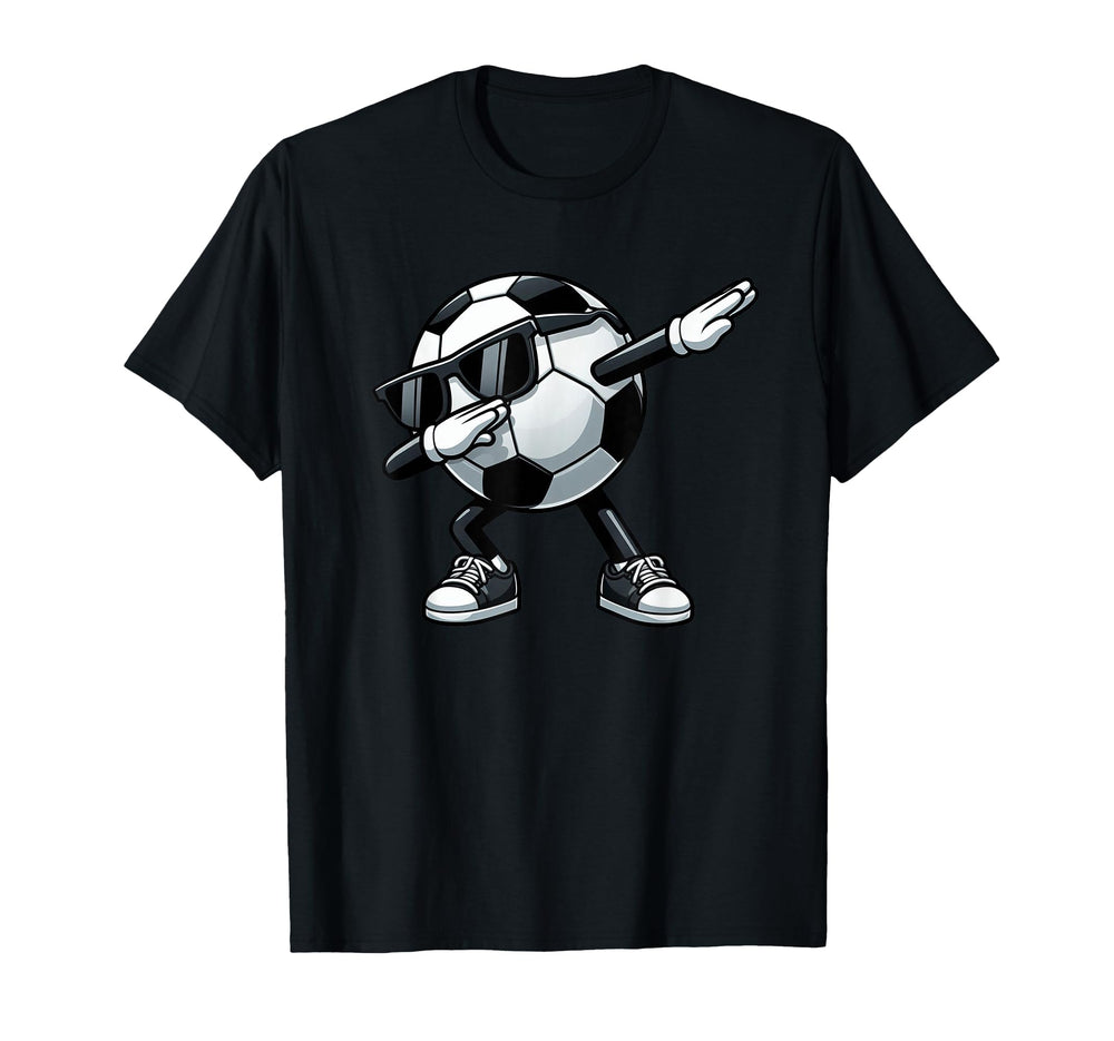 Dabbing Soccer Ball Soccer Sports T-Shirt - Unique Graphic for Adults