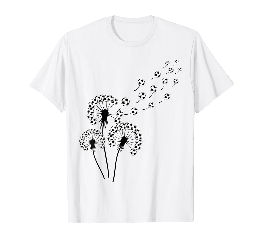 Dandelion Soccer Ball Soccer Player T-Shirt - Streetwear Style Men Women