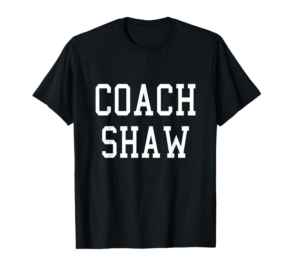 Coach Shaw Custom Football Soccer T-Shirt - Unique Graphic Men Women