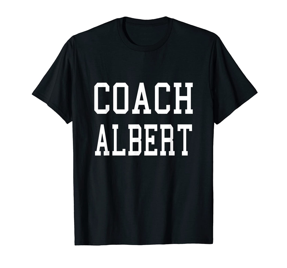 Coach Albert Custom Football Soccer T-Shirt - Streetwear Style Men Women