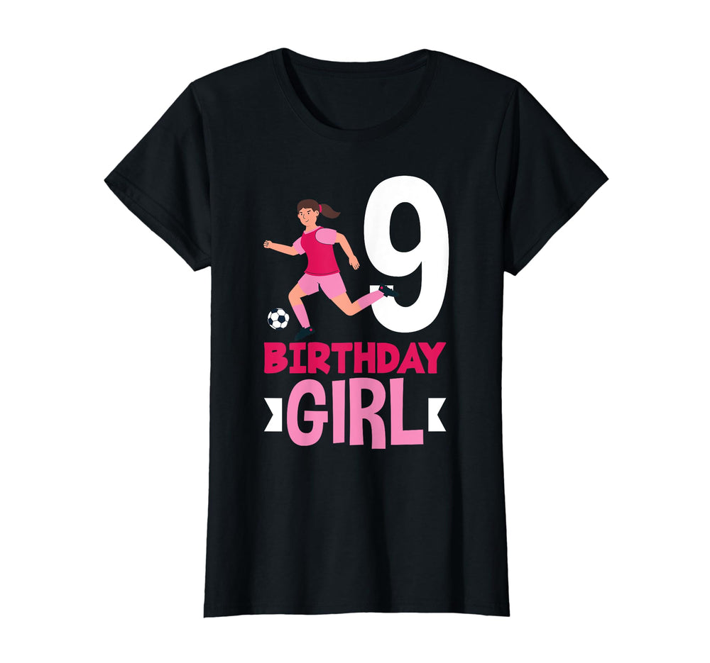 9Th Birthday 9 Years Soccer Football T-Shirt - Streetwear Style for Adults