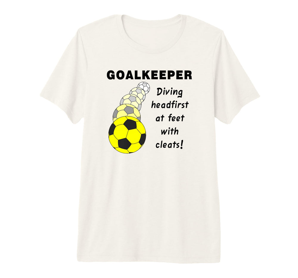Soccer Goalkeeper Tri Blend T-Shirt - Novelty Apparel Unisex