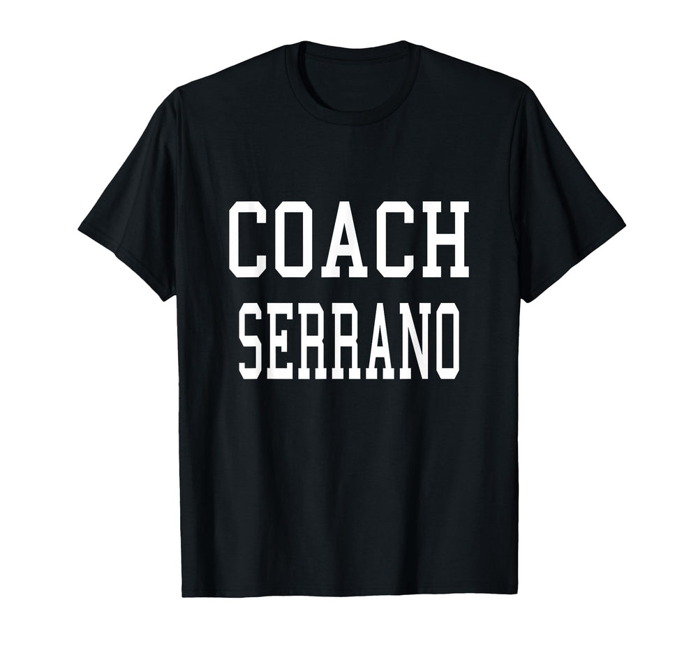 Coach Serrano Custom Football Soccer T-Shirt - Streetwear Style Unisex