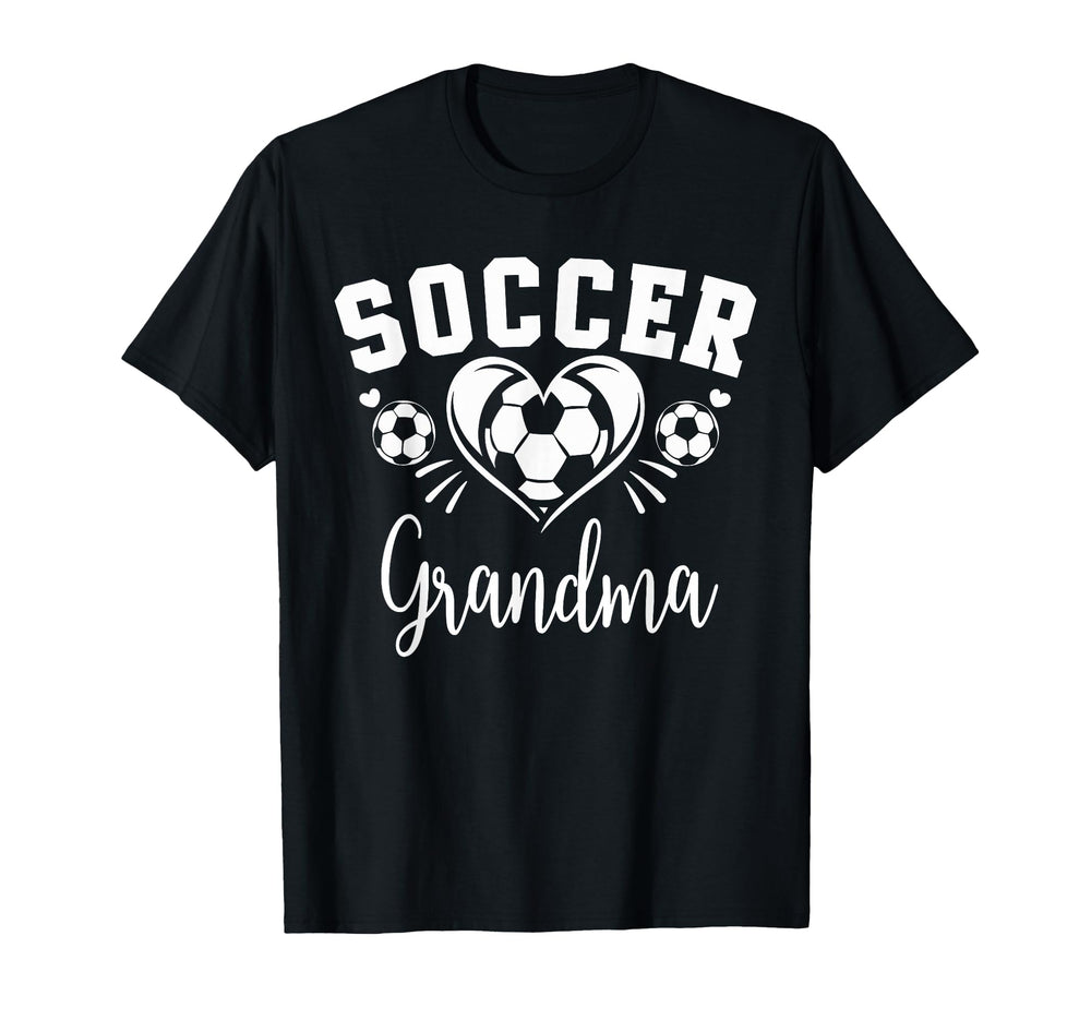 Soccer Grandma Soccer Heart T-Shirt - Unique Graphic Unisex