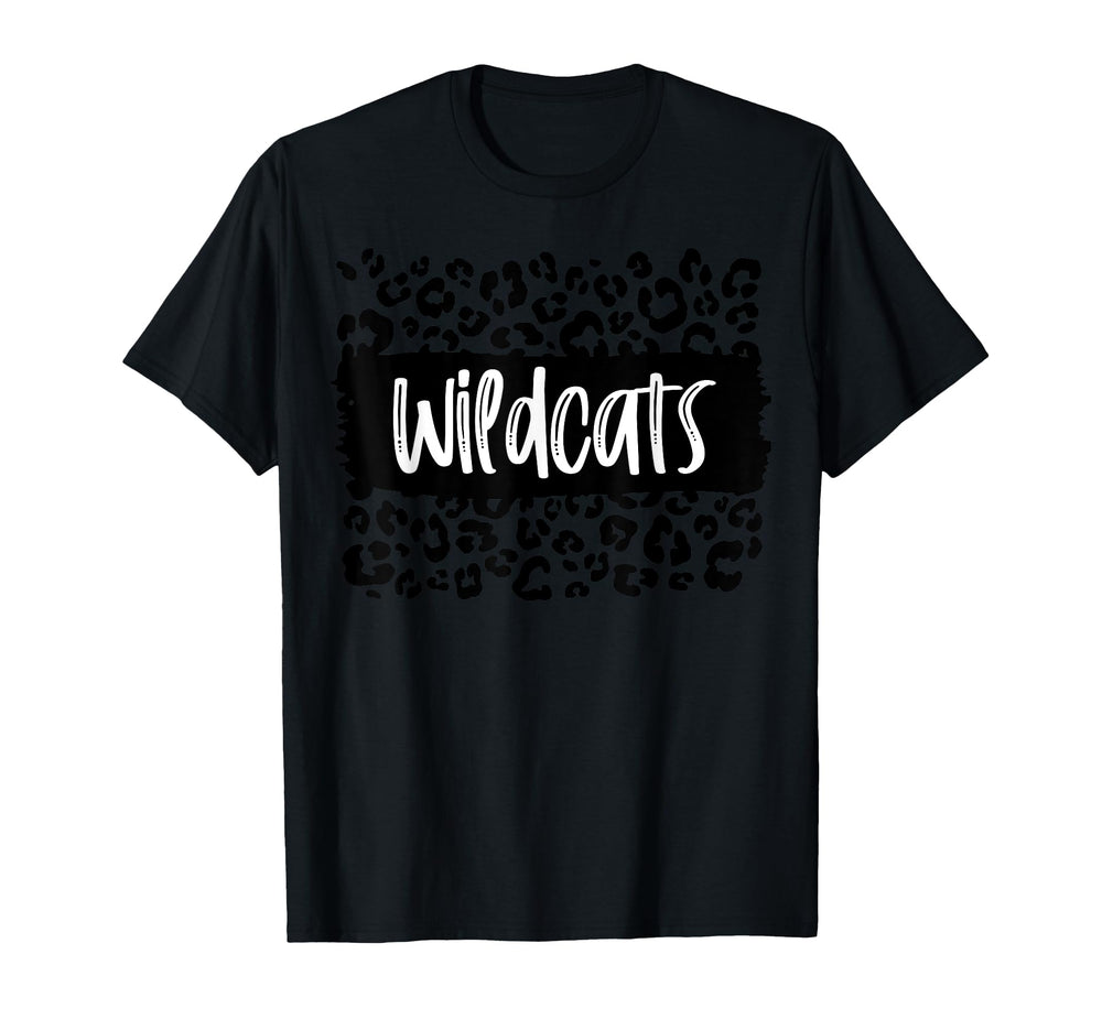 Wildcats Team Mascot School T-Shirt - Casual Everyday Wear for Adults
