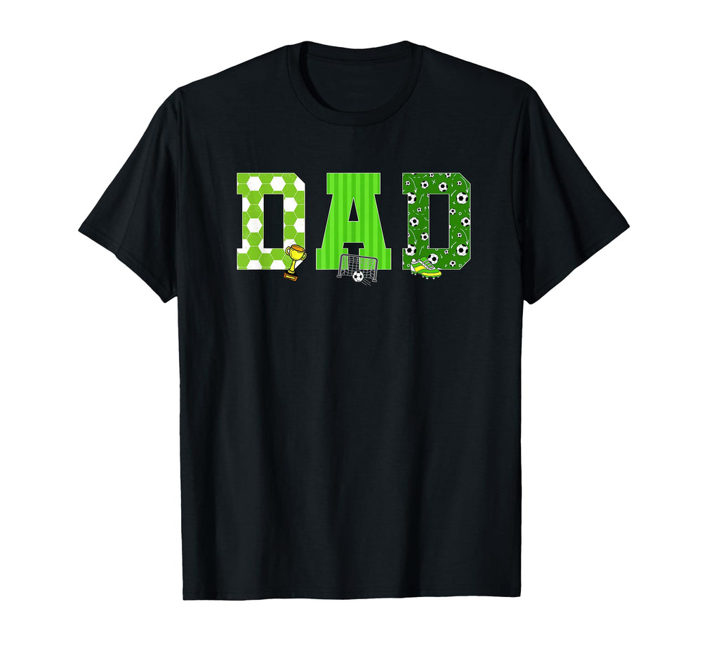 Soccer Dad Birthday Party Soccer T-Shirt - Casual Everyday Wear Men Women