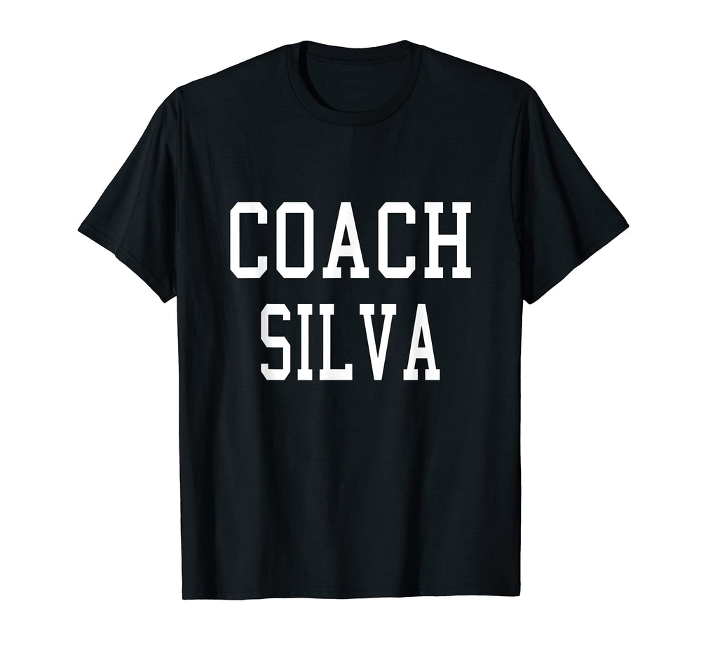 Coach Silva Custom Football Soccer T-Shirt - Minimalist Print Men Women