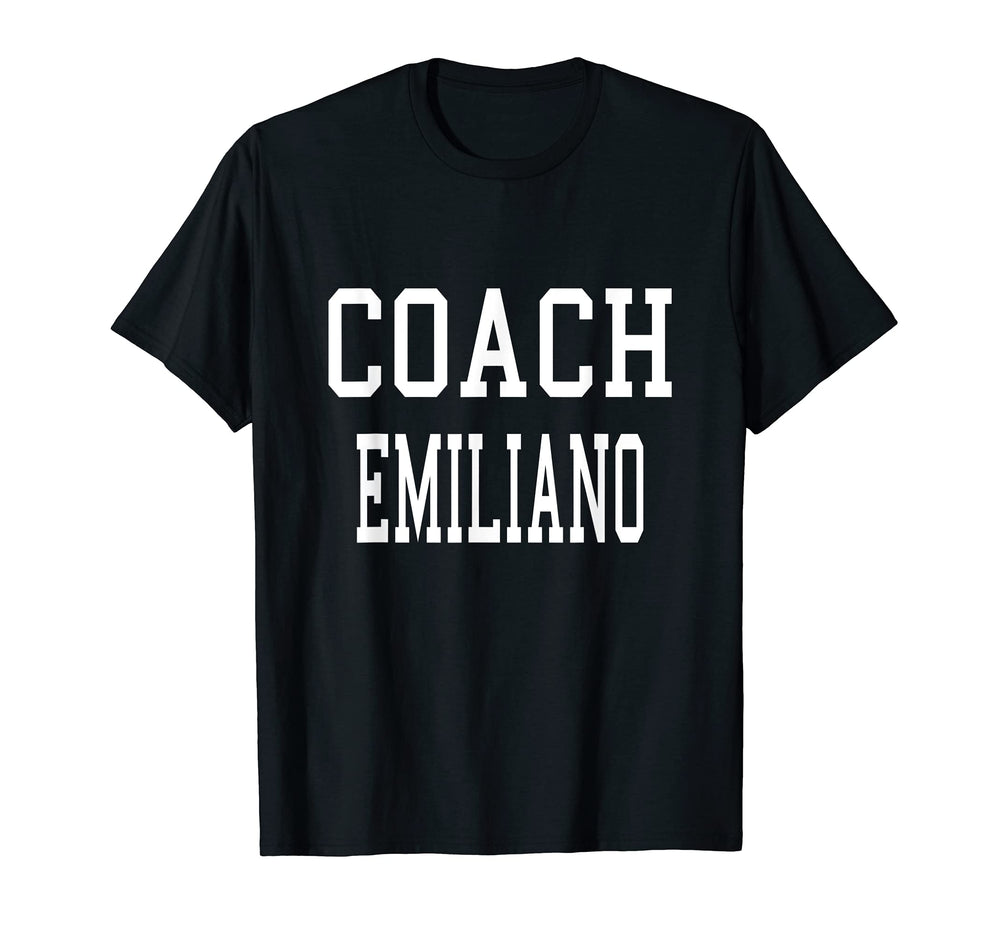 Coach Emiliano Custom Football Soccer T-Shirt - Streetwear Style Unisex