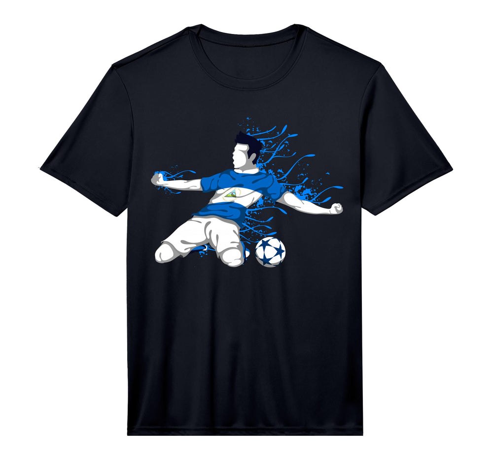 Nicaragua Soccer Nicaraguan National T-Shirt - Graphic Print for Adults