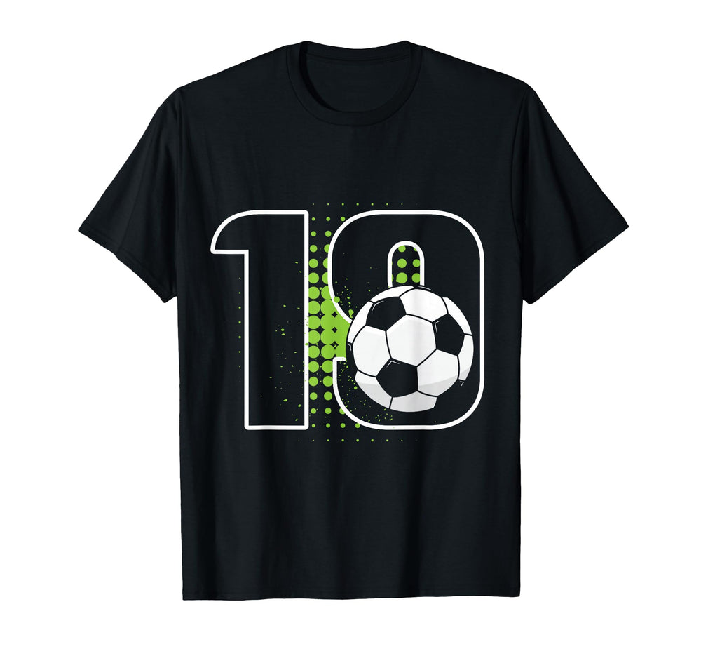 19Th Birthday Soccer Player Football T-Shirt - Novelty Apparel for Adults