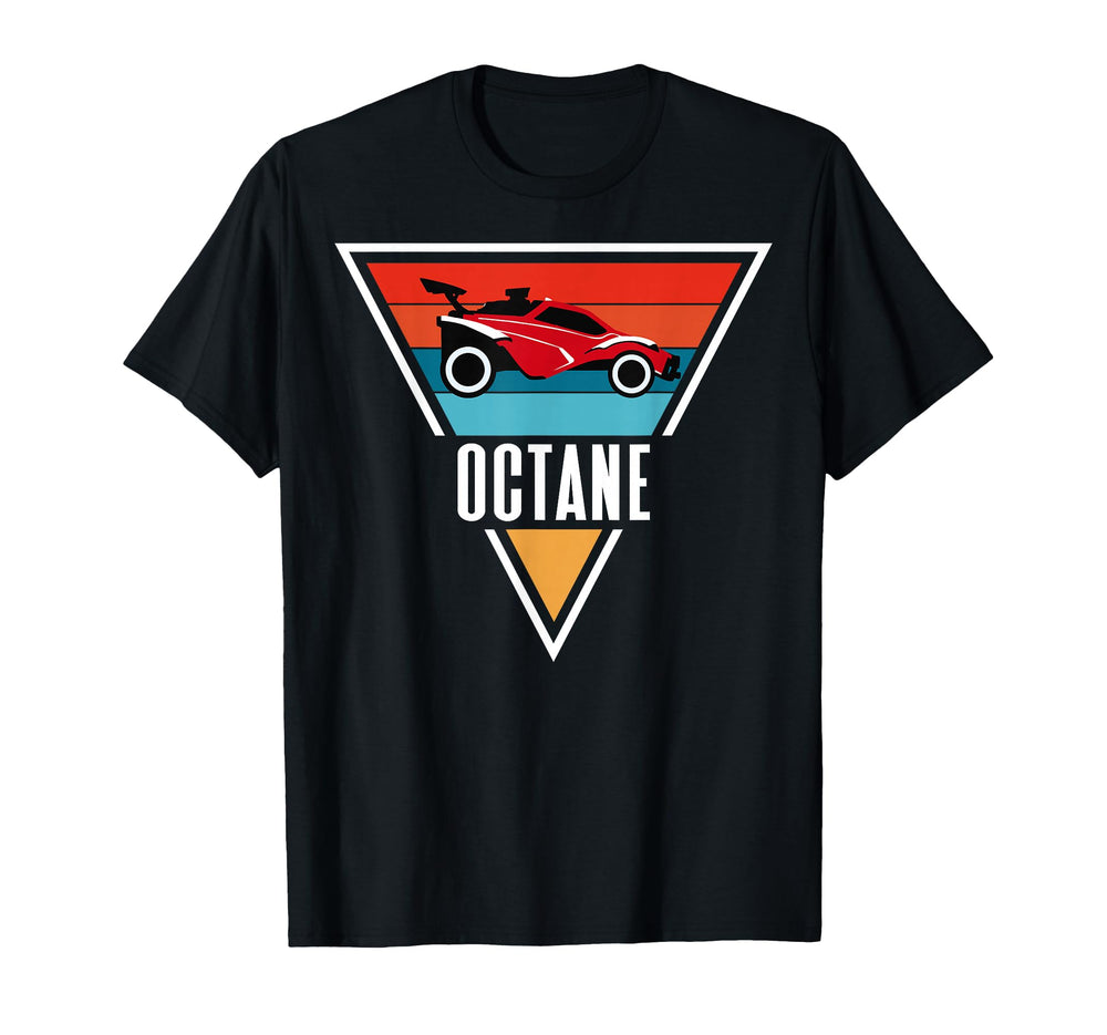 Octane Rocket Soccer Sunset Distressed T-Shirt - Novelty Apparel Men Women