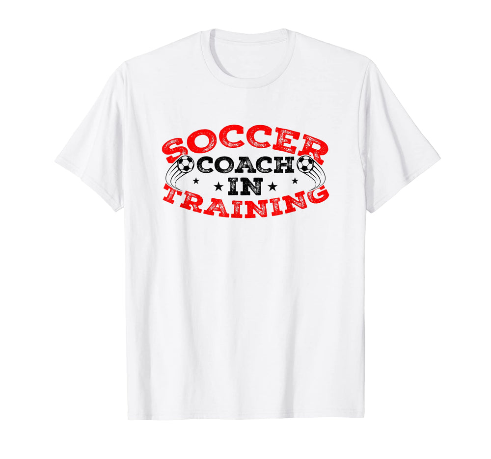 Coaching Soccer Dad Coach Soccer Coach T-Shirt - Fun Novelty Design Unisex