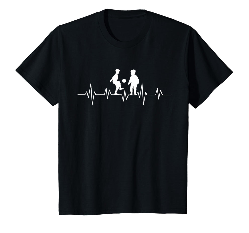 Soccer Heartbeat Funny Soccer And T-Shirt - Aesthetic Graphic Unisex
