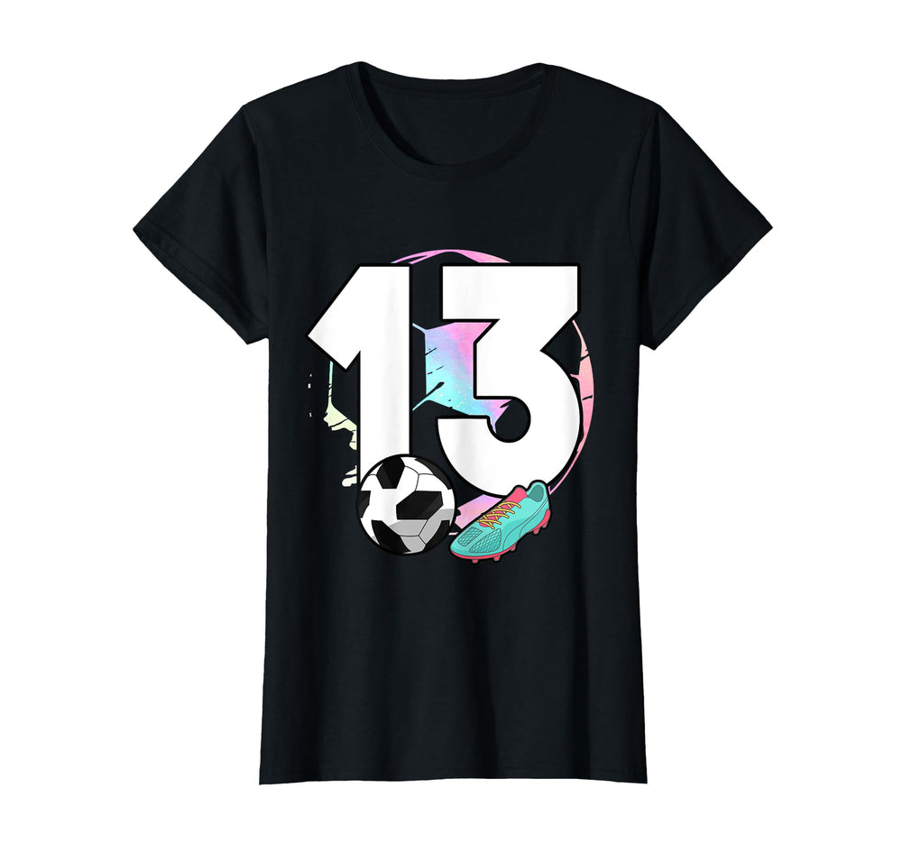 13Th Birthday Soccer Player T-Shirt - Casual Everyday Wear for Adults