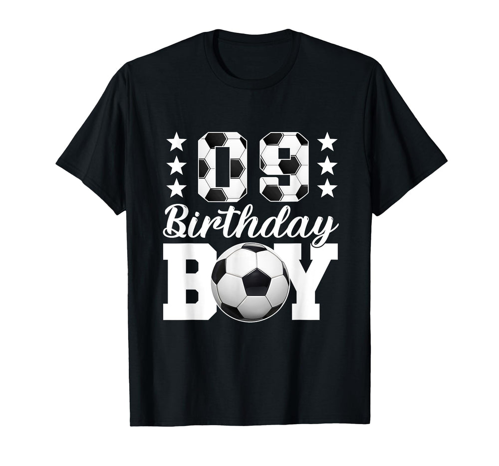 Soccer 9Th Birthday 9 Years Old Soccer T-Shirt - Graphic Print Men Women