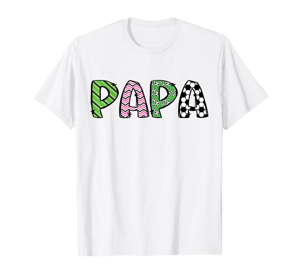 Soccer Papa Funny Soccer Birthday T-Shirt - Trendy Graphic Men Women