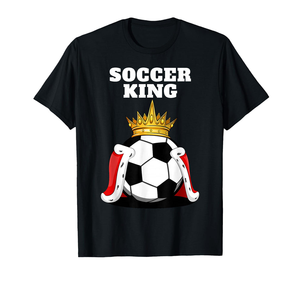 Soccer King Soccer Player Mens Soccer T-Shirt - Trendy Graphic Unisex