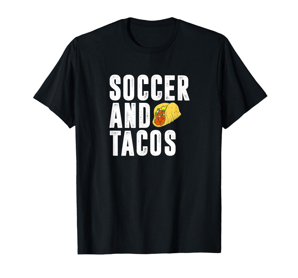 Soccer And Tacos I Love Coaching Team T-Shirt - Minimalist Print Unisex