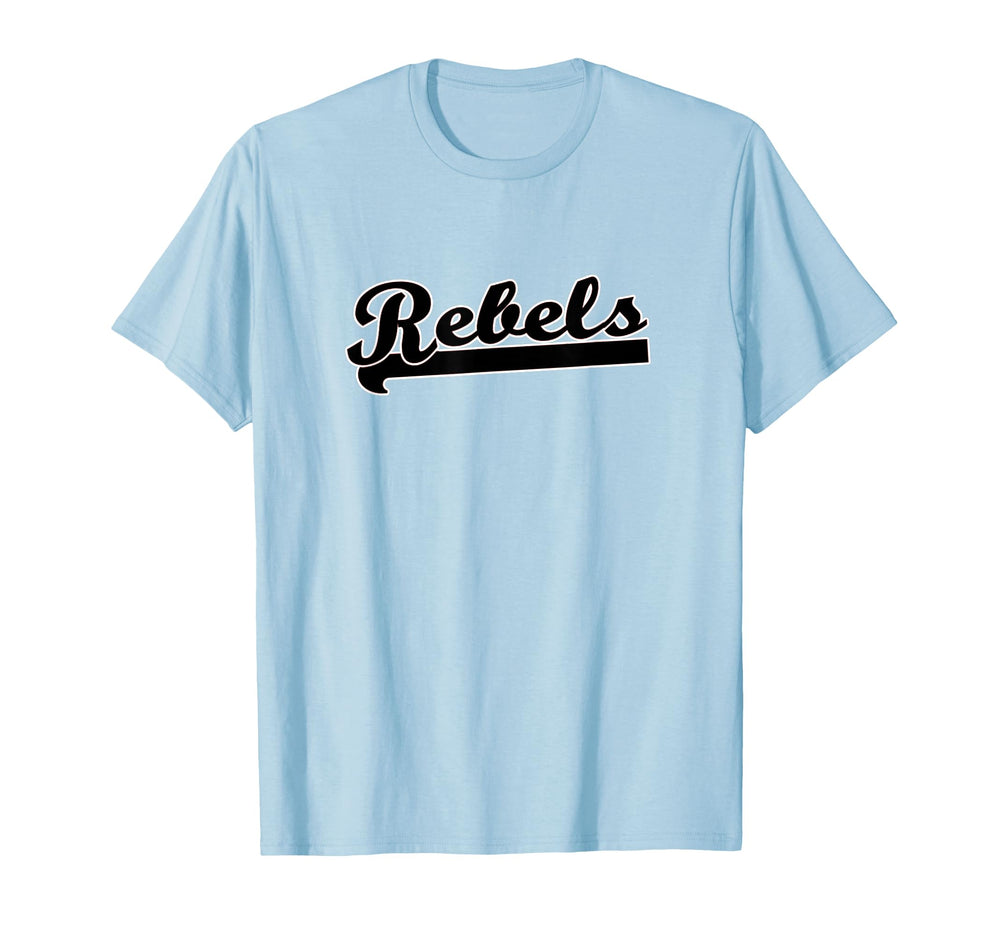 Rebels Soccer Flag Football T-Shirt - Fun Novelty Design Men Women