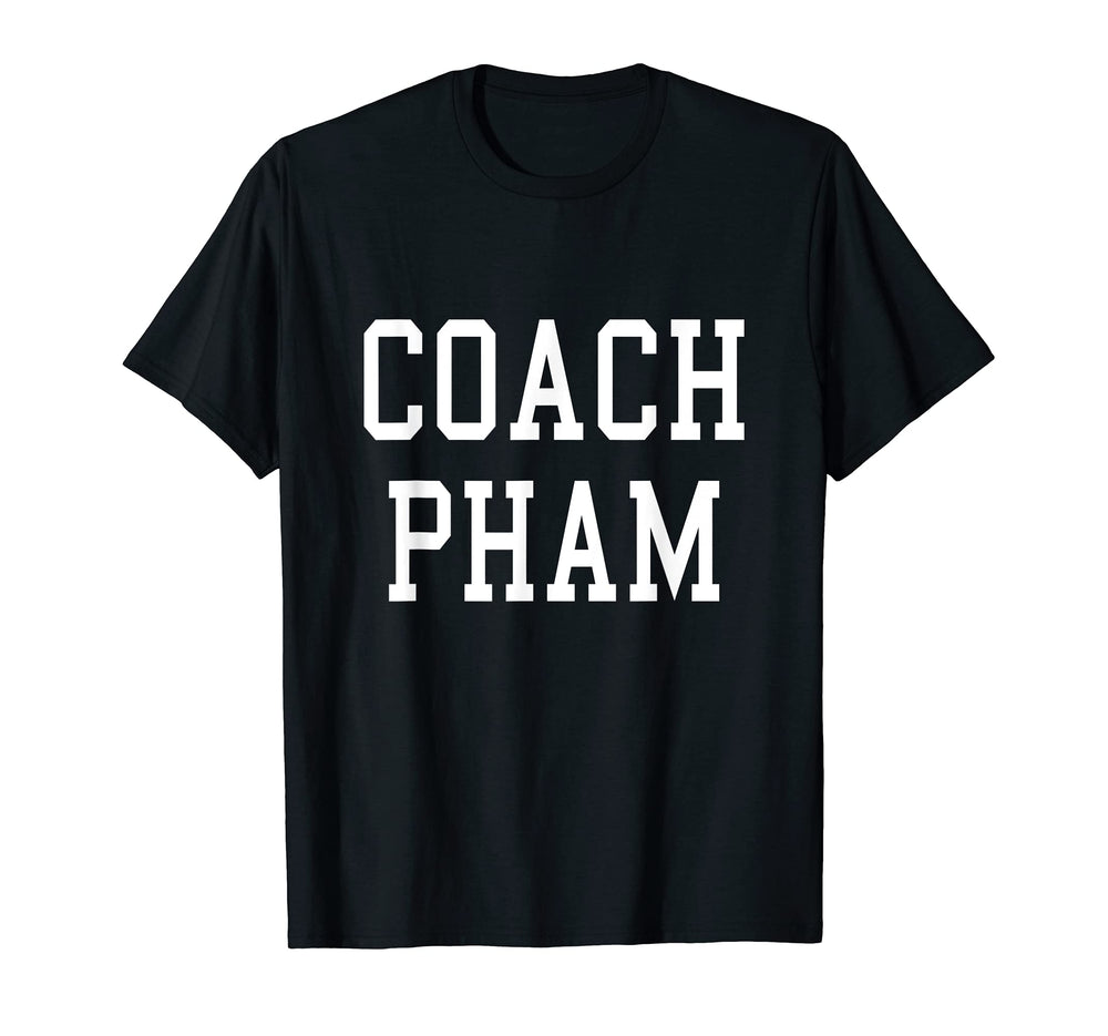 Coach Pham Custom Football Soccer T-Shirt - Aesthetic Graphic Unisex