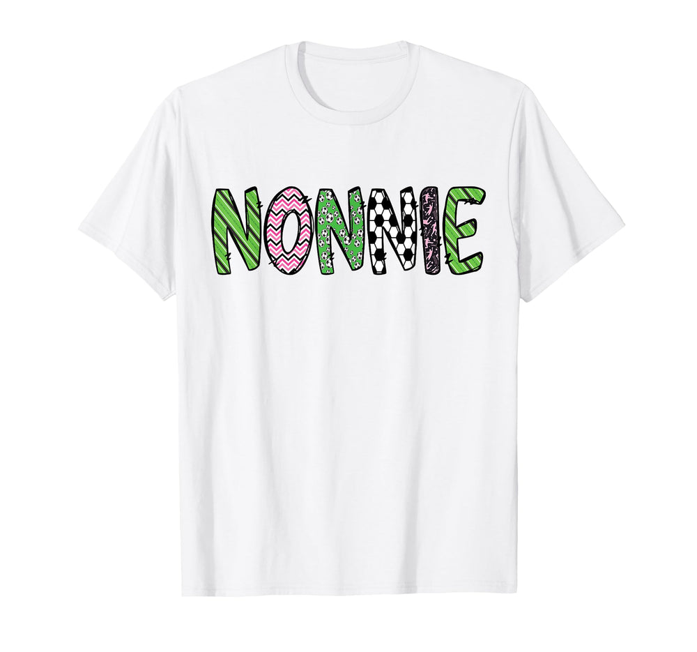 Soccer Nonnie Funny Soccer Birthday T-Shirt - Unique Graphic Men Women