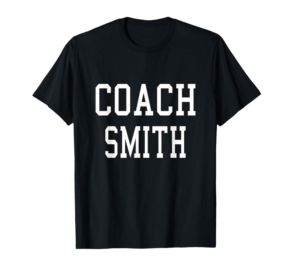 Coach Smith Custom Football Soccer T-Shirt - Aesthetic Graphic for Adults
