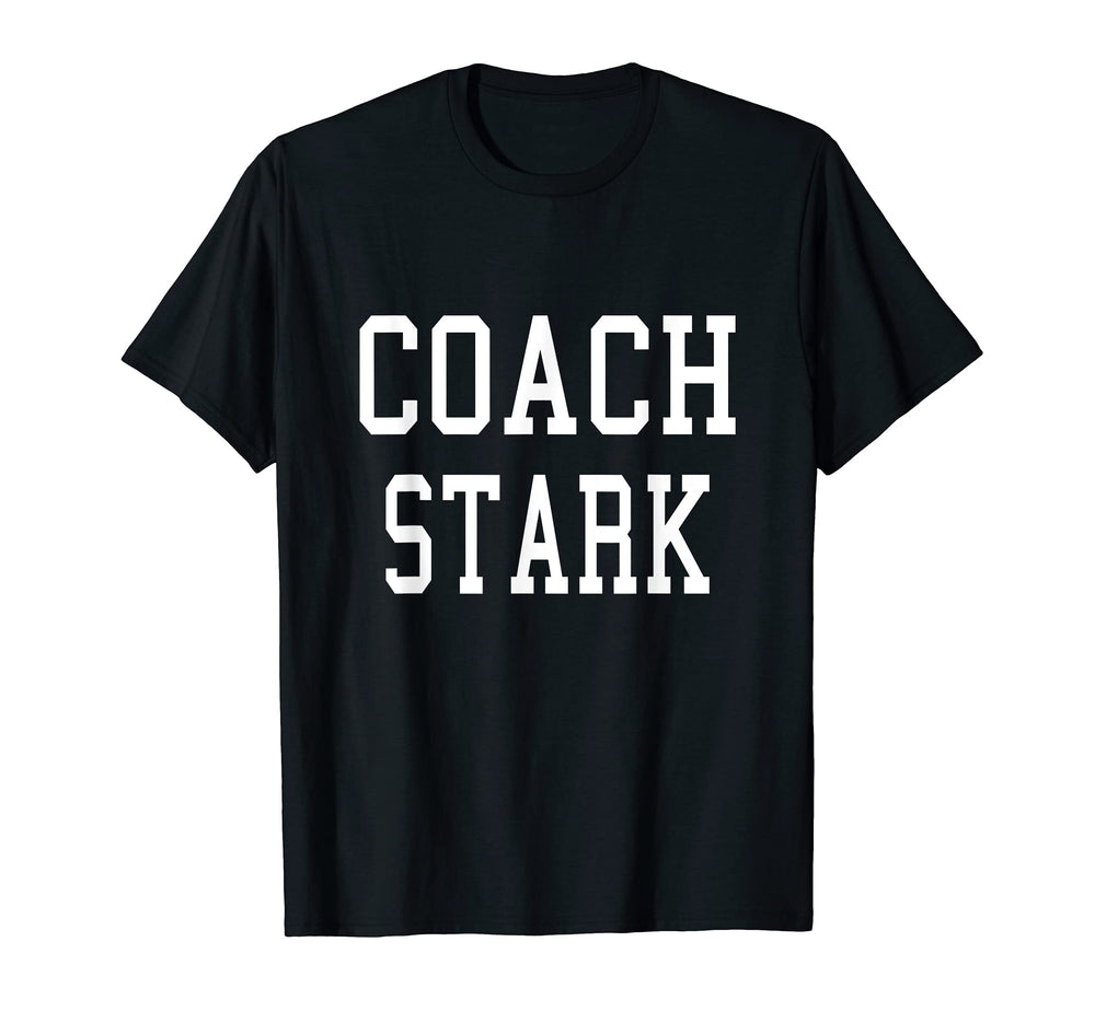 Coach Stark Custom Football Soccer Baseball T-Shirt - Graphic Print Unisex