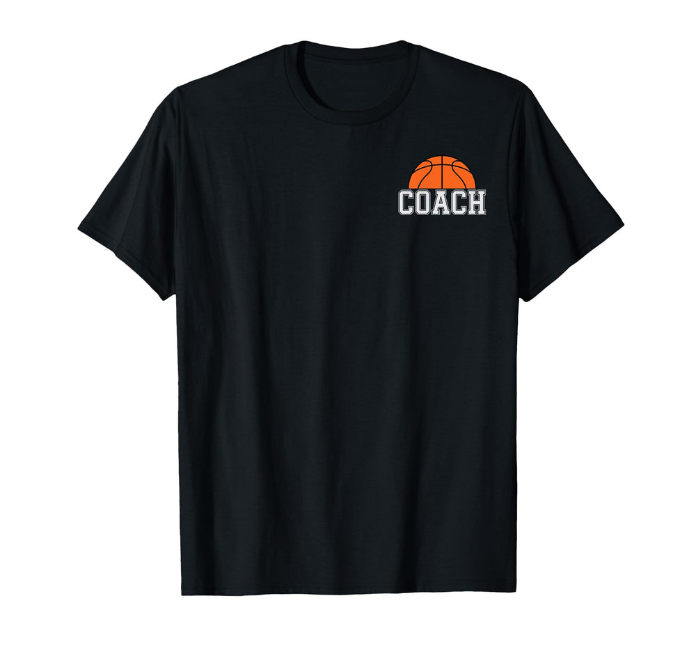 Basketball Coach Pocket Bball Team T-Shirt - Graphic Print for Adults