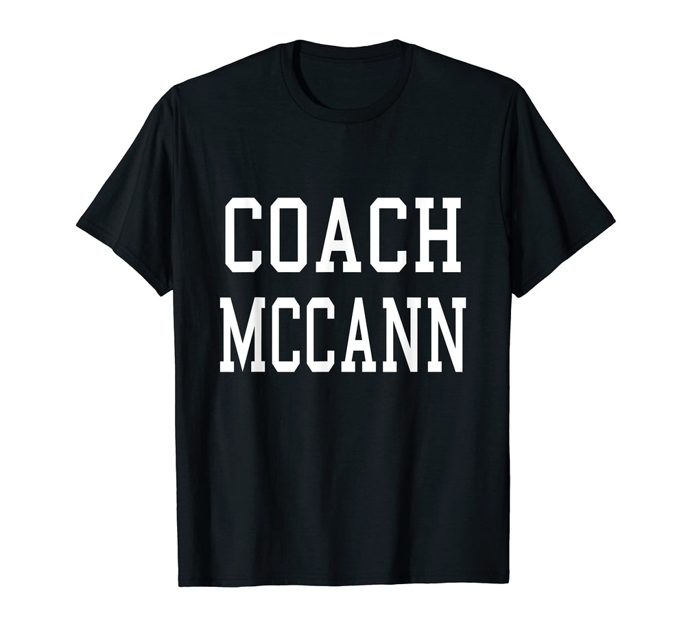 Coach Mccann Custom Football Soccer T-Shirt - Graphic Print Men Women