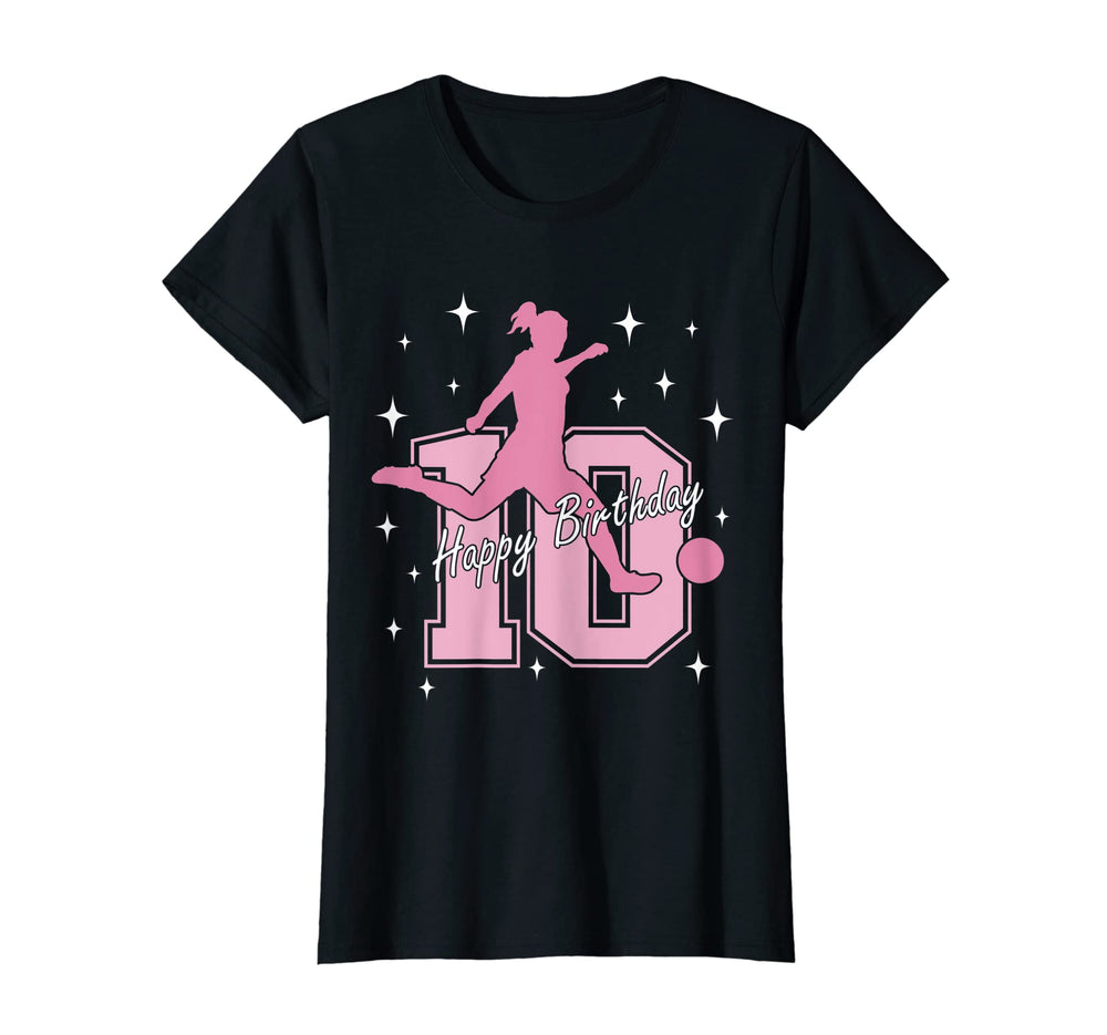 10Th Birthday Soccer Playing T-Shirt - Trendy Graphic for Adults
