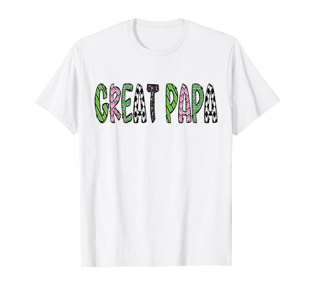 Soccer Great Papa Funny Soccer Birthday T-Shirt - Unique Graphic Unisex