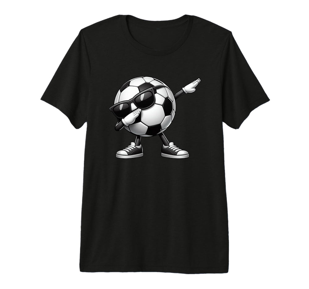 Dabbing Soccer Ball Soccer Sports T-Shirt - Graphic Print for Adults