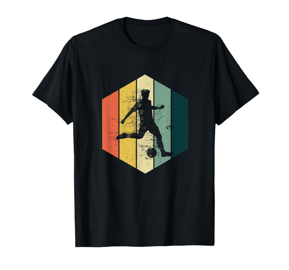 Football Footballer Striker Football T-Shirt - Minimalist Print for Adults