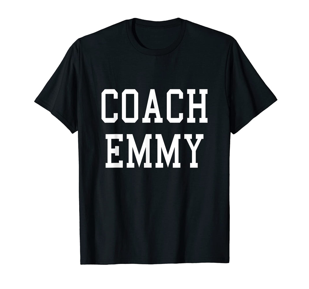 Coach Emmy Custom Football Soccer T-Shirt - Custom Art Print Men Women