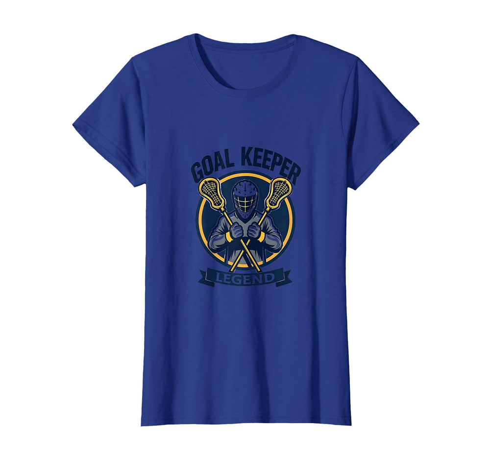 Goal Keeper Legend Lacrosse T-Shirt - Unique Graphic Men Women