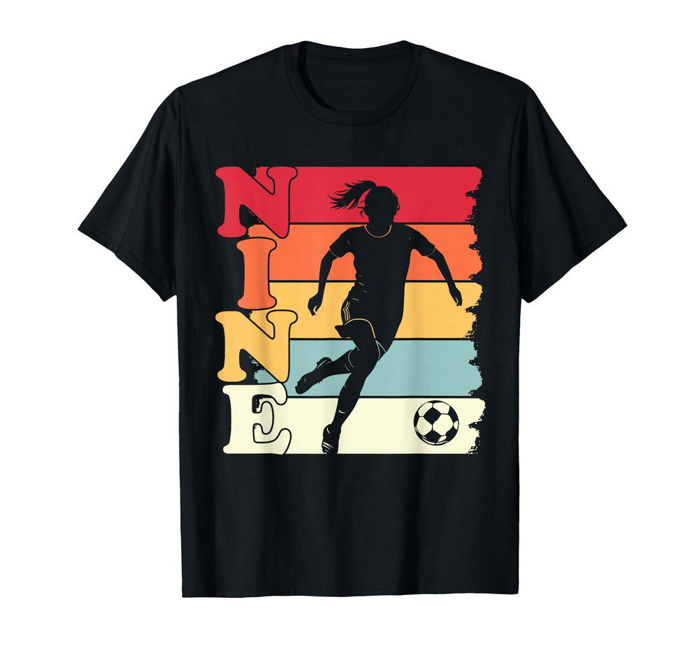9 Years Old Birthday 9Th Birthday T-Shirt - Aesthetic Graphic for Adults