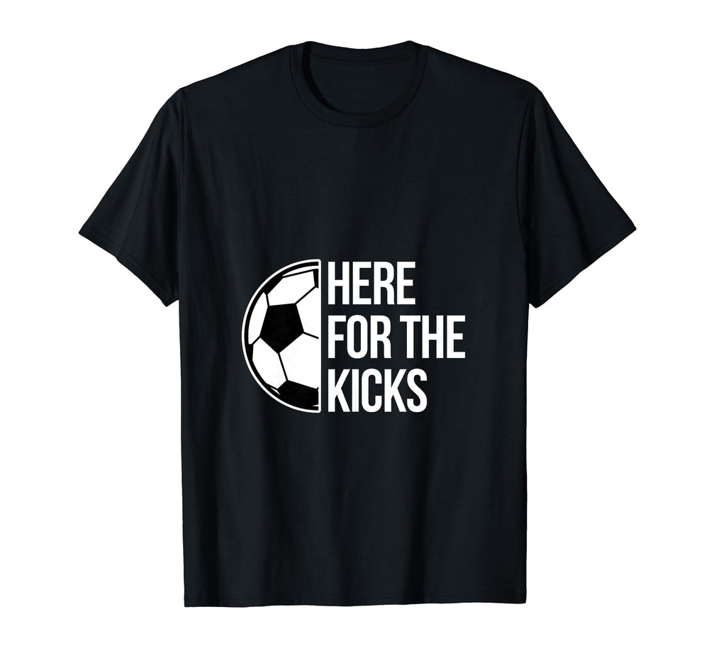 Kicks Soccer Football Goal Striker T-Shirt - Aesthetic Graphic Men Women